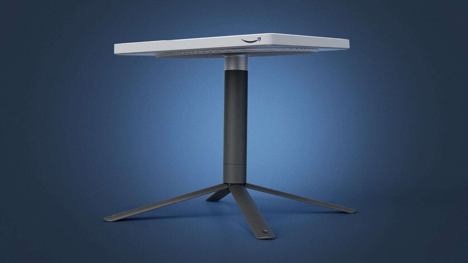 Imagen de un terminal estándar para clientes del Proyecto Kuiper con un fondo azul.