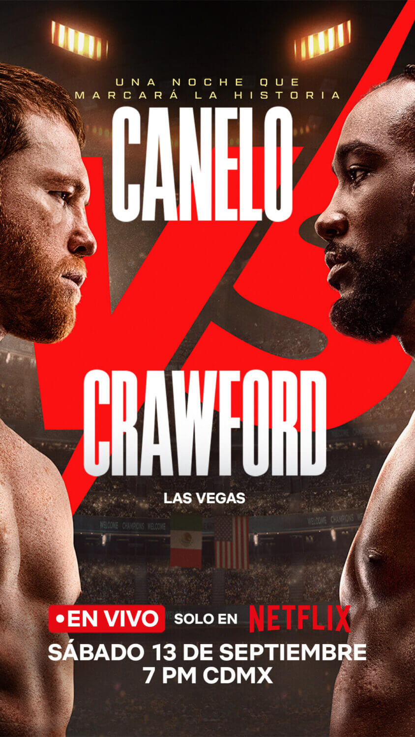 Canelo vs Crawford Netflix Poster